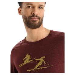 Icebreaker 200 OASIS LS CREWE LAST RUN Herren - Funktionsshirt -Globetrotter Verkäufe 5637951218 e 200 oasis ls crewe last run icebreaker 24