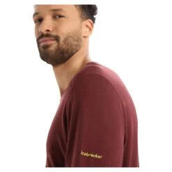 Icebreaker 200 OASIS LS CREWE LAST RUN Herren - Funktionsshirt -Globetrotter Verkäufe 5637951218 f 200 oasis ls crewe last run icebreaker 24