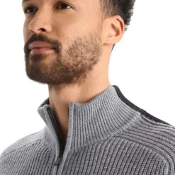 Icebreaker LODGE LS HALF ZIP SWEATER Herren - Wollpullover -Globetrotter Verkäufe 5637951254 e lodge ls half zip sweater icebreaker 24