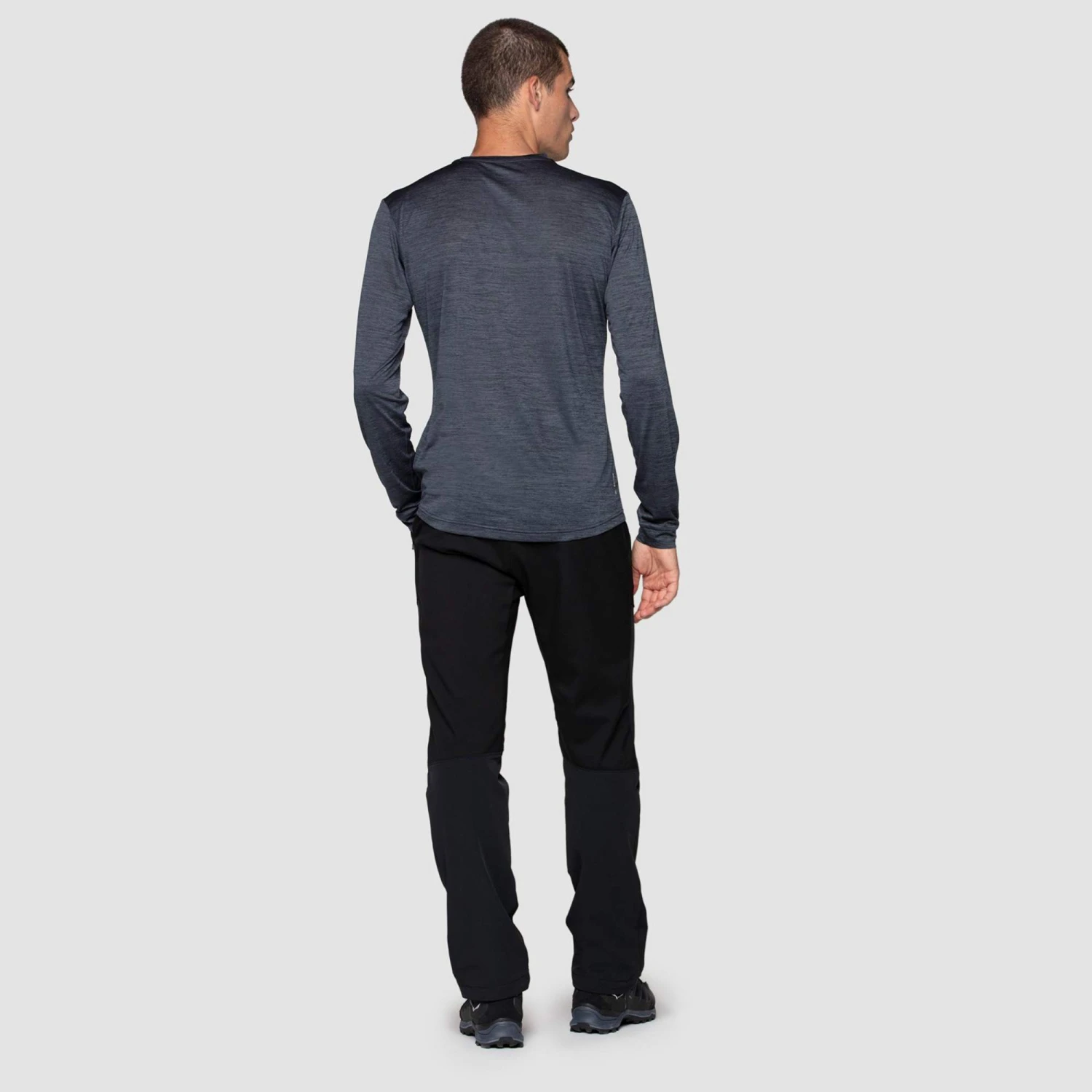 SALEWA PUEZ MELANGE DRY M L/S TEE Herren - Funktionsshirt 4 SALEWA PUEZ MELANGE DRY M L/S TEE Herren - Funktionsshirt – Bild 4