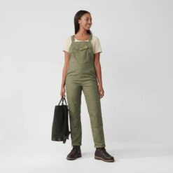 FJÄLLRÄVEN VARDAG DUNGAREE TROUSERS W Damen - Freizeithose -Globetrotter Verkäufe 5638004970 i vardag dungaree trousers w fjaellraeven 24 1