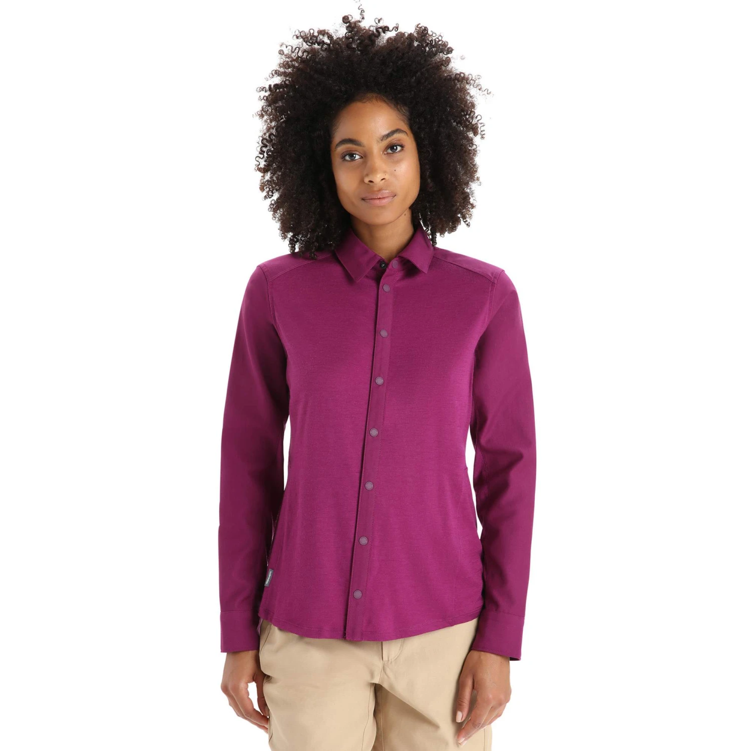 Icebreaker WOMEN HIKE LS TOP Damen - Outdoor Hemd 7 Icebreaker WOMEN HIKE LS TOP Damen - Outdoor Hemd – Bild 7