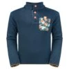 Jack Wolfskin VILLI BUTTON FLEECE K Kinder - Fleecepullover